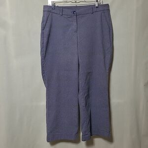 Lane Bryant Bootcut Trouser Slacks Dress Pants Womens Sz 14 Blue Career Stretch